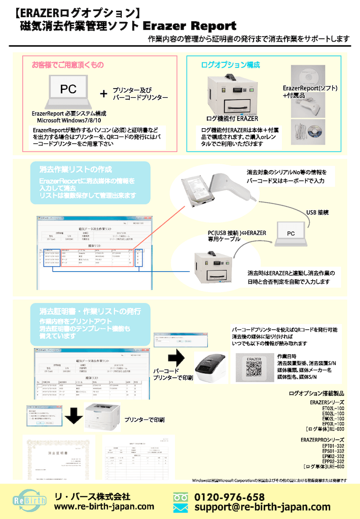 ERAZER LOGオプションのサムネイル